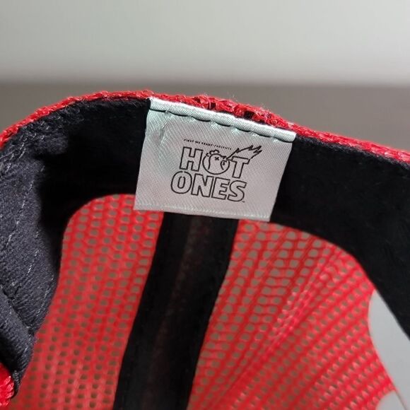 Hot Ones X Complex Reebok Trucker Hat Black Red White Green Snapback Adjustable - Picture 7 of 9